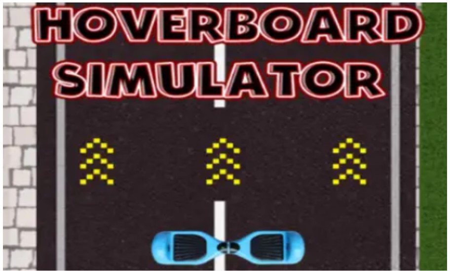 Bildschirmfoto aus dem Spiel Hoverboard Simulator