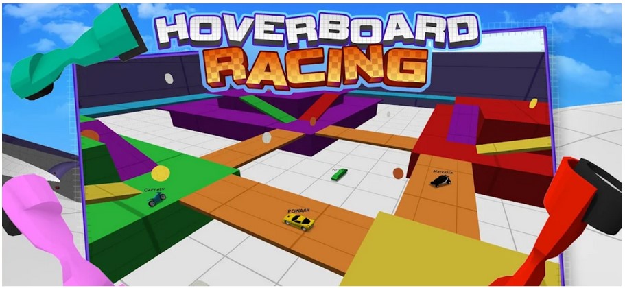 Bildschirmfoto aus dem Spiel Hoverboard Racing